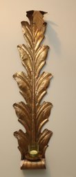Brass Wall Candle Sconce By Global Views (N-10)