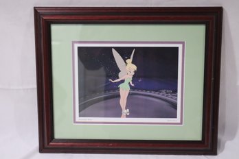 Walt Disney Tinkerbell Preening Pixie Peter Pan Movie Print Framed (M-52)