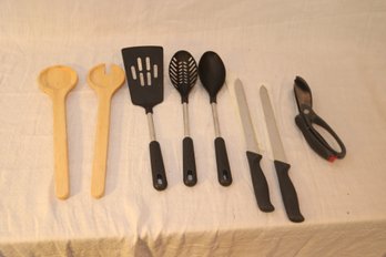 Kitchen Utensils, Salad Tongs Knives (S-56)