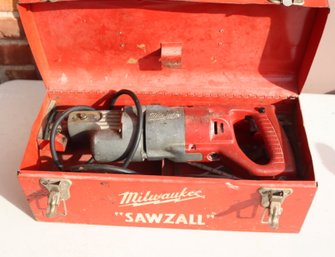 Milwaukee 6511 Sawzall Electric With Metal Case