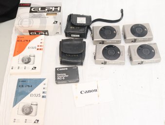 Canon Elph Camera Lot
