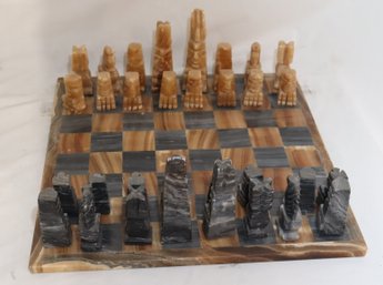 Vintage Marble Chess Set