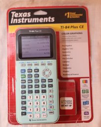 Texas Instruments TI-84 Plus CE Graphing Calculator TEAL (S-62)