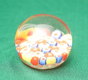 Vintage Glass Paperweight. (P-8)