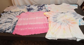Tie-dye T-shirt Lot: Daydreamer, Gap, Danski, Ella Moss,  (H-11)