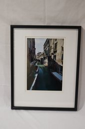 Framed Photograph Italy Canals