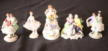 German Victorian Porcelain  Figurines (O-76)