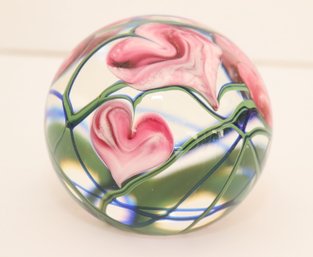 Robert Olma Paperweight Signed Dated 1994