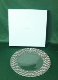 Tiffany & Co Crystal Honeycomb Platter W/ Box