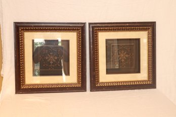 Pair Framed Wall Decor (S-80)