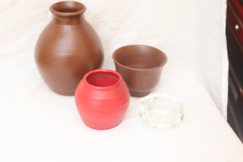 Vintage Clay Vases (E-48)