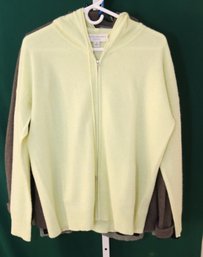 Hoodie Sweater Lot: White Warren,  C By Bloomingdale's Cashmere, Ten-oh-8, (Z-6)