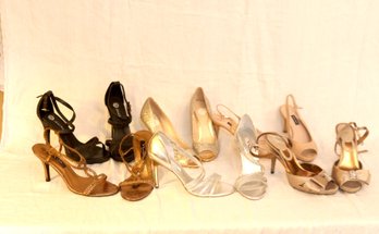 6 Pairs High Heel Shoes: Nine West, Nina,  Charles David, & MORE. (S-90)