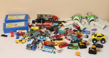 Toy Lot: Cars, Snoopy Pencil Cases, Buzz Lightyear And More!  (C-45)