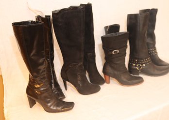 Black Boot Lot: Nine West, Ugg, (S-92)