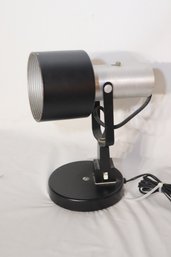 Vintage Halo L-14 Black And Silver Table Lamp