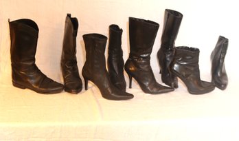 MORE BLACK BOOTS: Nine West, Diba, (S-94)