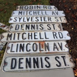 The Names Assorted Vintage Street Signs (O-11)