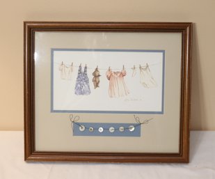 Gay Talbott Matted Framed Art (C-52)