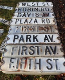 Assorted Vintage Street Signs (O-14)