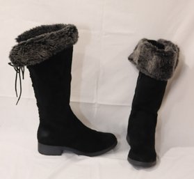 Faux Fur Winter Boots Size 8 1/2