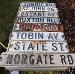 Assorted Vintage Street Signs (O-20)