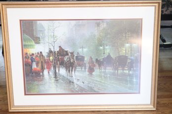 'Cabbies On 5th Avenue,' By GERALD HARVEY JONES # 1840/1950