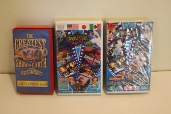 Universal Studios And Ringling Brothers Circus VideosVHS Tapes (v-5)