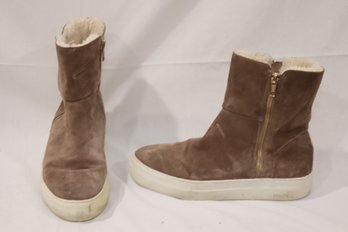 J/Slides NYC Brown Boots Size 8 1/2 J Slides (H-11)