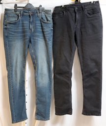 2 Pairs Of The Perfect Jean NYC Slim Fit 34 X 32 (SS-7)