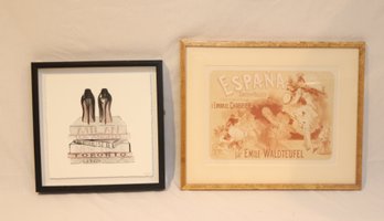 Framed French Wall Decor