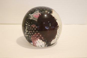 ERIC RUBINSTEIN Art Glass Paperweight Signed & Dated 1996 (H-23)
