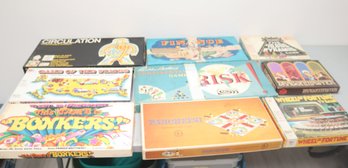 Vintage Board Games: Bonkers, Parcheesi, Risk, $10,000 Pyramid & MORE (P-77)