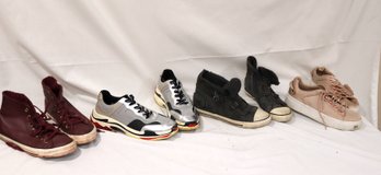 Assorted Women's Sneakers: Steve Maden, Converse, Kendall & Kylie (H-27)