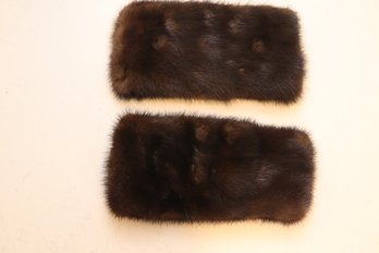 Pair Of Mink Fur Cuffs (D-46)
