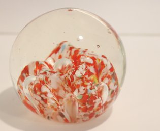 Vintage Art Glass Paperweight (H-27)