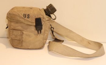 US Army 2 Qt. Plastic Canteen With Cover (J-27)