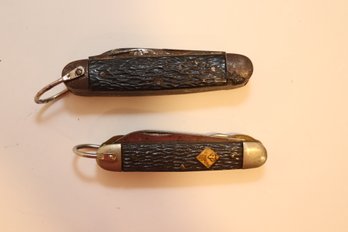 Pair Of Vintage Scout Knives Cub Scouts, Boy Scouts BSA