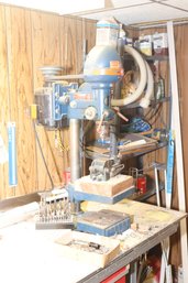 Vintage Rockwell Delta Power Tools Industrial Drill Press