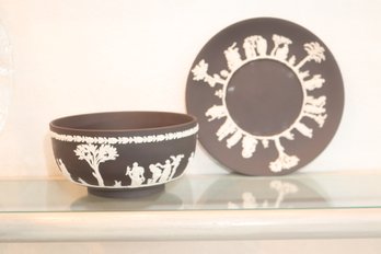 Vintage Wedgwood Black Jasperware (P-99)