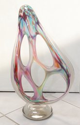 Vintage Art Glass Hand Blown Sculpture (H-1)