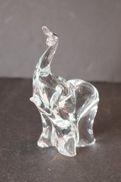Eneryda Sweden Art Glass Solid Crystal Elephant Figurine