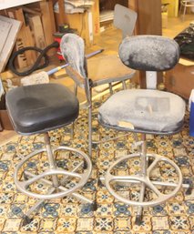 3 Vintage Drafting Chairs