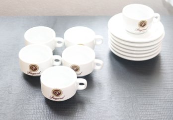 Set Of Payard Espresso Cups And Saucers (H-4)