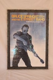 Framed BRUCE SPRINGSTEEN & The E Street Band Working On A Dream Tour Poster (R-1)