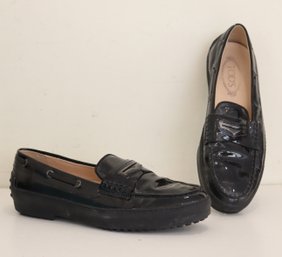 Tod's Patent Leather Penny Loafers  Sz. 41 (H-39)