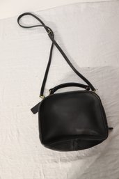 Black Leather Coach Bag (P-1)