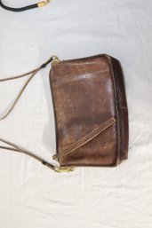 Brown Leather Coach Bag (P-2)