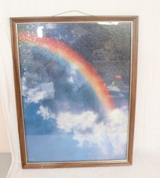 Rainbow Puzzle Framed