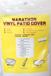 Marathon Vinyl Patio 60' Round Table Cover